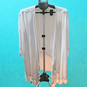 Lane Bryant Cream Knit Cardigan